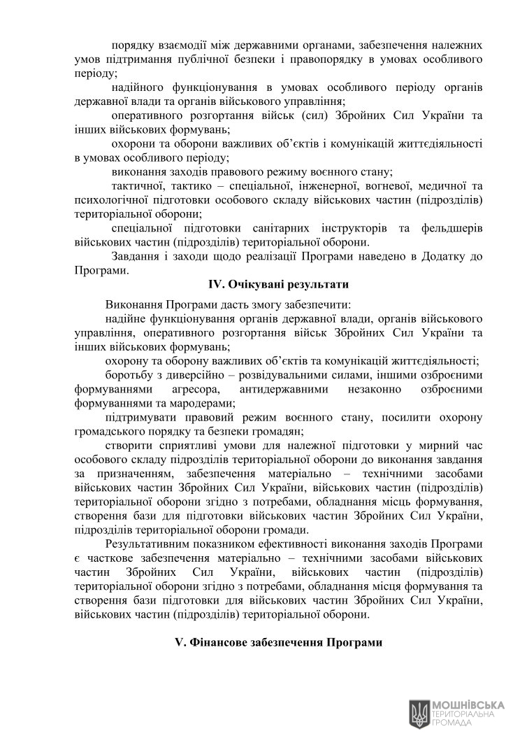Рішення 48 чергової сесії Мошнівської сільської ради VIII скликання від 07.06.2024 Рішення 48 чергової сесії Мошнівської сільської ради VIII скликання від 07.06.2024