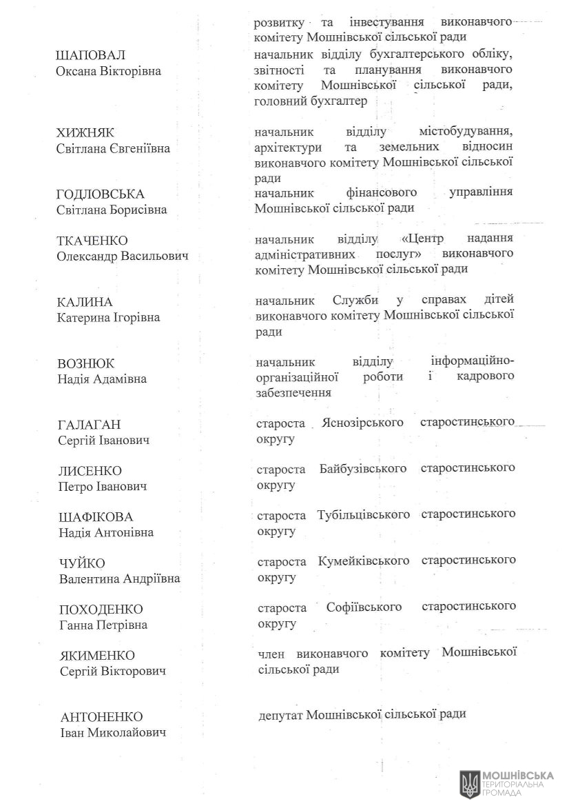 Розпорядження сільського голови про створення робочої групи з розробки стратегії розвитку Розпорядження сільського голови про створення робочої групи з розробки стратегії розвитку