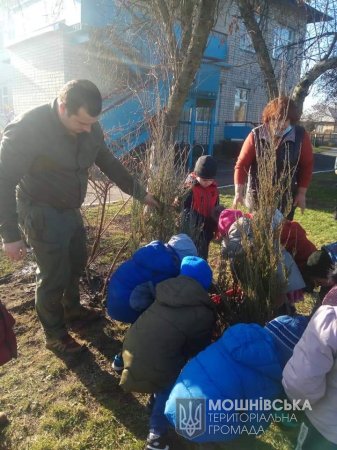 Вихованці ЗДО "Сонечко" долучилися до озеленення дитячого садка (фото)